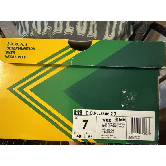 Size 7 - adidas Crayola x D.O.N. Issue #2 Solar Gold - Picture 8 of 10